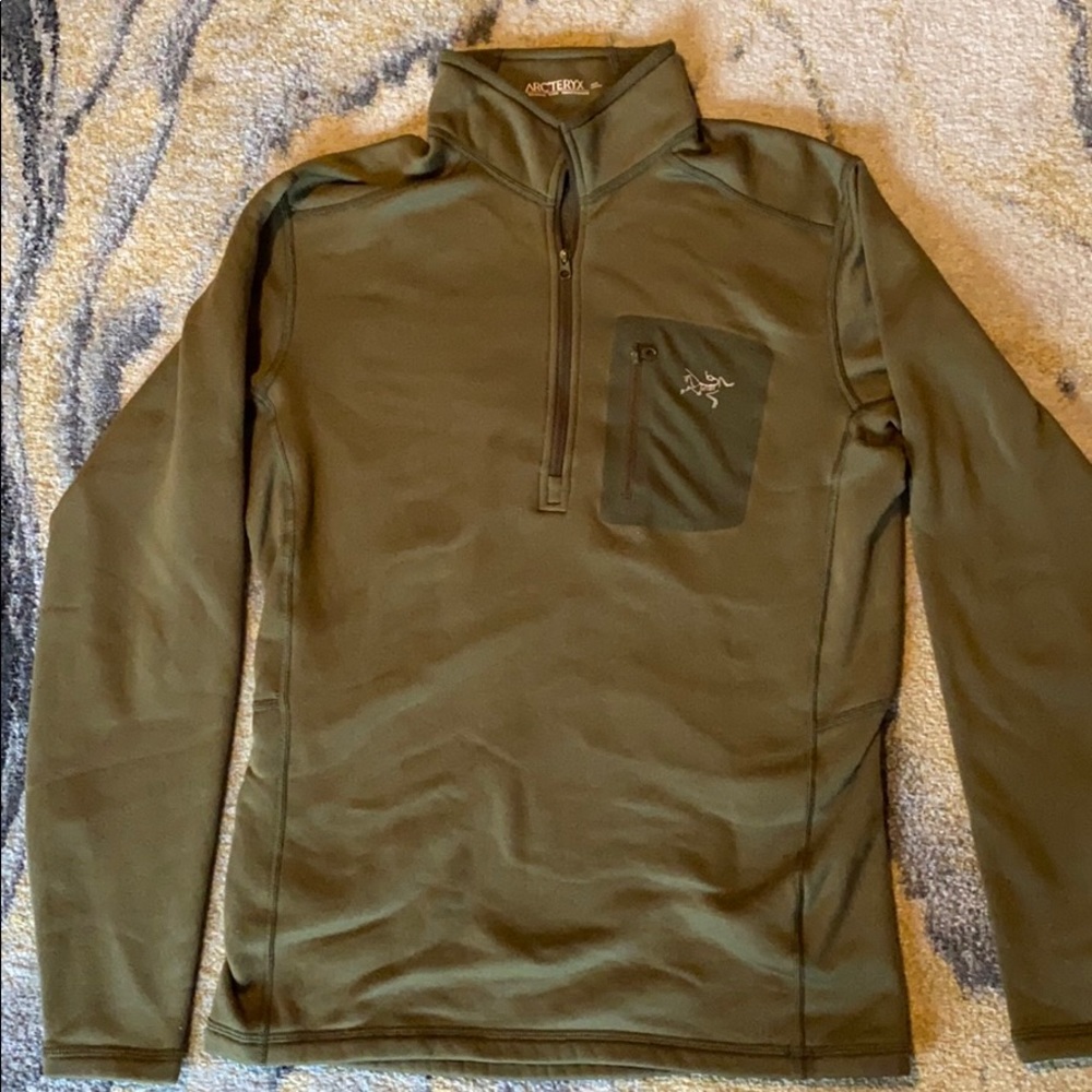 Arcteryx Green Quarter Zip